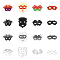 Vector design of luxury and celebration logo. Set of luxury and hide  stock symbol for web.