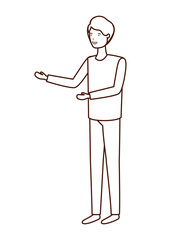 young man avatar character