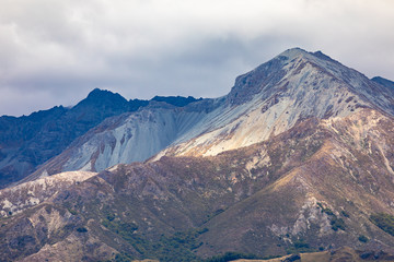 mountain view in New Zealand