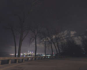 Cleveland City Skyline at night