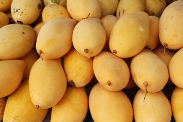 Ripe mango fruit delicious at street food