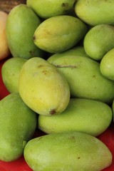 Mango fruit is delicious at street food