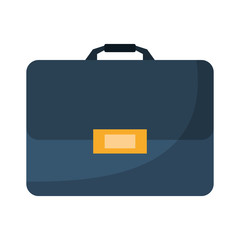 Business briefcase symbol isolated