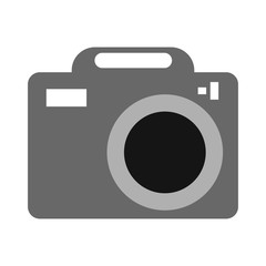 photographic camera symbol isolated