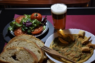 una tirada espumosa.