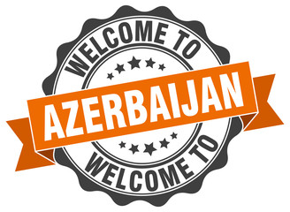 Azerbaijan round ribbon seal