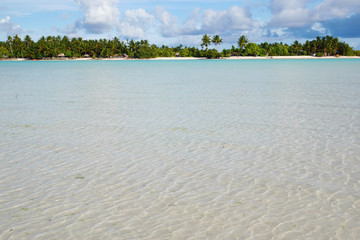 Clear water, Kiribati, Micronesia in the central Pacific Ocean.