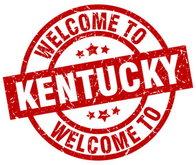 welcome to Kentucky red stamp