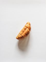 Croissant isolated on a white background