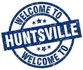 welcome to Huntsville blue stamp