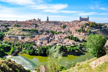 Fototapeta na wymiar Toledo old town cityscape, Spain