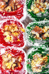 Assorted traditional turkish delight