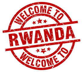 welcome to Rwanda red stamp