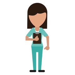 doctor with clipboard avatar