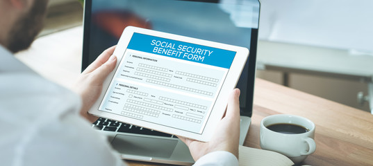 SOCIAL SECURITY BENEFIT FORM CONCEPT