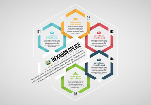 Hexagon Splice Infographic