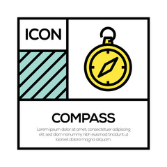 COMPASS ICON CONCEPT