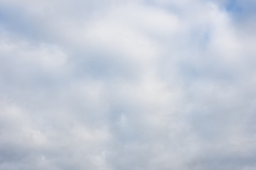white clouds on blue sky