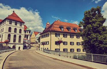 Architecture of Fussen, Germany