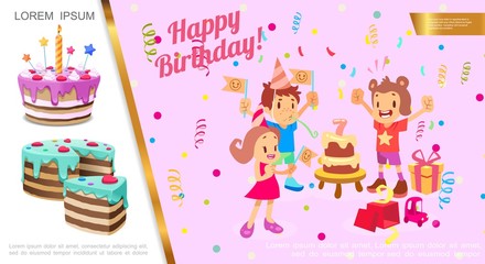 Flat Birthday Party Concept