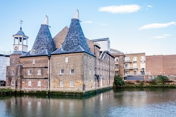 Naklejka premium River Lee East London. England, UK