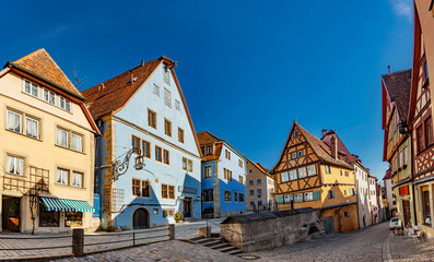 Fototapeta na wymiar Plönlein in Rothenburg ob der Tauber