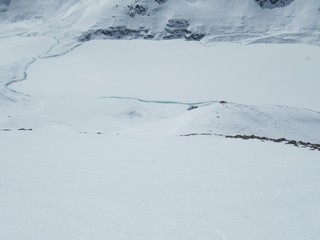 snow winter skiing season in kuhtai