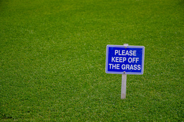 Keep off the grass 1