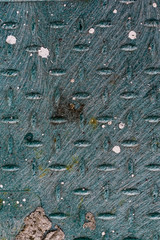 Texture of metal grate