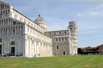 Domseite Dombezirk Pisa Italien 