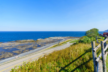 Coastal view in La Martre, Gaspe Peninsula