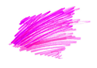 Abstract pink handmade touches texture on white