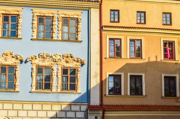 Obraz premium LUBLIN, POLAND, 25 AUGUST 2018: Architecture in the city center