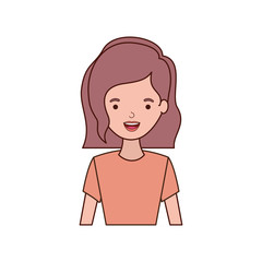 young woman avatar character