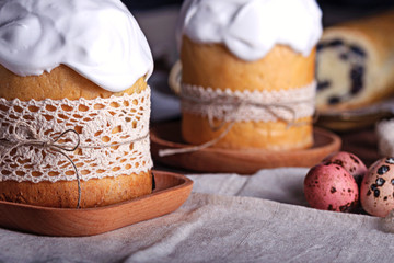 Baking for the spring holiday of Easter.