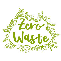 Zero waste. Zero Waste Concept. Vector illustration.