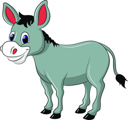 illustration of a donkey