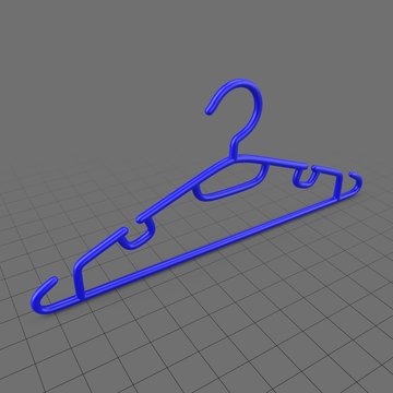 Plastic coat hanger 2