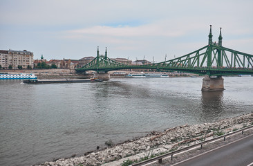 The Liberty Bridge in Budapest