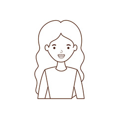 young woman avatar character