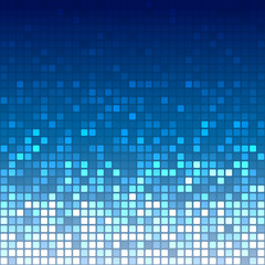 Shine mosaic background. Mosaic with light reflections. Colorful gradient. Square pixel mosaic vector. 