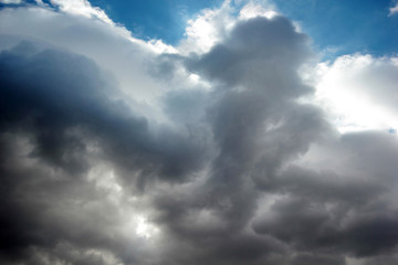 storm clouds in the sky