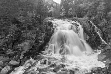 Diable (Devil) waterfall, in Mont Tremblant National Park