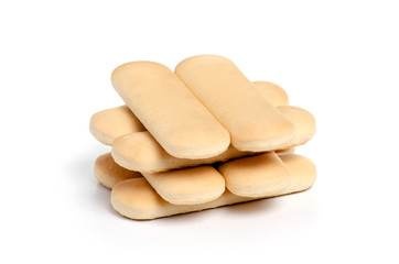 Baby cookies sweet on a white background. Isolation.