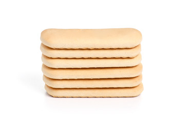 Baby cookies sweet on a white background. Isolation.