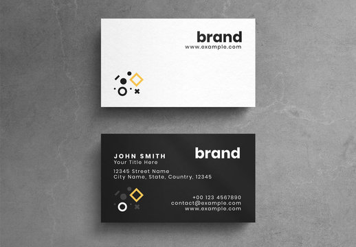 Minimal Agency Business Card Layout