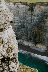 Plages et Falaises d'Etretat en Normandie 