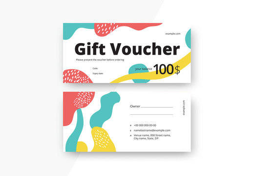 Abstract Gift Voucher