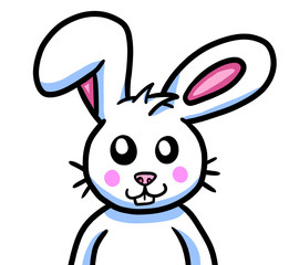 Funny Adorable Easter Bunny