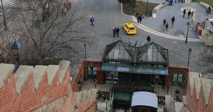 Budapest Funicular railway Margit cable car